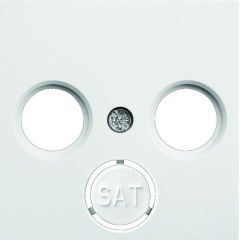 Tapa r/tv/sat lumina2 blanco polar