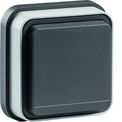 Toma schuko empotrar estanco gris