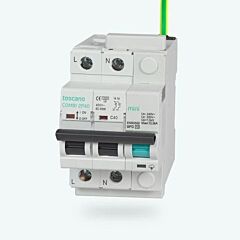 Transitoria 15ka y permanente 240vac con iga 2x40a, tamaño reducido