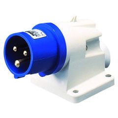 Clavija sup.90º ip44 2p+t 16a 230v