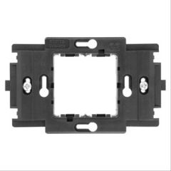 Soporte de material aislante para instalar placas top/system/virna/classic en cajas cuadradas - 2 módulos