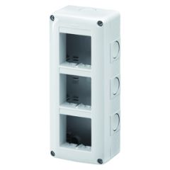Caja mec. sup. system 6m (3x2) vert.ip40