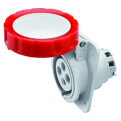 Base fija 10° ip67 3p+t 32a 400v 6h
