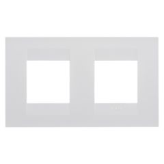 Placa geo int. 2+2m h. blanco