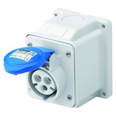 Base fija 10° sup. ip44 2p+t 32a 230v