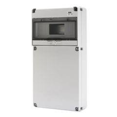 Q-din 10 módulos - tapa ciega - ip65