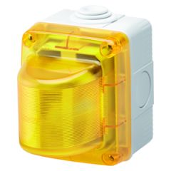 Testigo dei señalización - 15w - 230v - difusor amarillo - ip55 - gris ral 7035