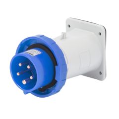 Clavija fija de empotrar - ip67 - 2p+t 32a 200-250v 50/60hz - azul - 6h - conexionado de tornillo