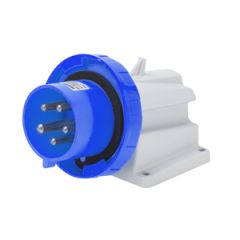 Clavija fija de pared a 90° - ip67 - 2p+t 16a 200-250v 50/60hz - azul - 6h - conexionado de tornillo