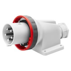 Clavija sup.90º ip67 3p+t 63a 400v
