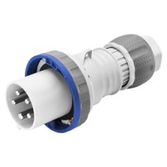 Clavija móvil recta hp - ip66/ip67/ip68/ip69 - 2p+t 63a 200-250v 50/60hz - azul - 6h - apriete indirecto