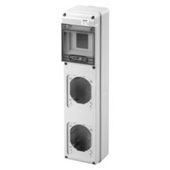 Cuadro q-din5 2 bases 16/32a ip65