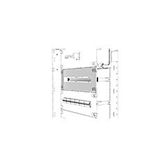 Qdx panel troq. y guía din 600x200