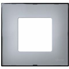 Funda intercambiable para marco 1 elemento gris translúcido simon 27 play