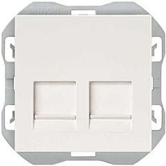 Tapa rj45 doble con conector