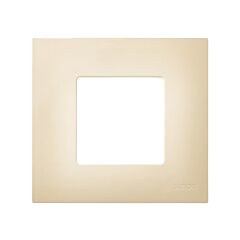 Funda intercambiable para marco 1 elemento crema simon 27 play