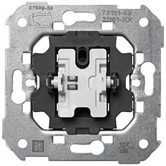 Interruptor unipolar 10 ax 250v~ con sistema de embornamiento rápido simon 75