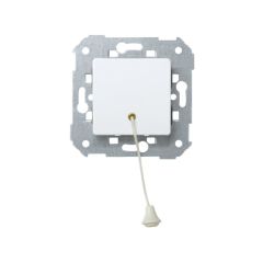 Pulsador de tirador 10 a 250v~ con sistema de embornamiento rápido blanco simon 27 play