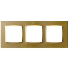Marco para 3 elementos oro simon 82 concept