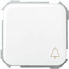 Pulsador con grabado campana 10 a 250v~ y sistema de embornamiento rápido blanco simon 31
