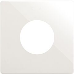 Marco estética mínima para base schuko clean de 1 elemento blanco simon 270