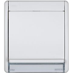 Base de enchufe schuko monobloc 10-16a 250v~ con t.t. lateral con emb. a tornillo para superficie blanco simon aqua