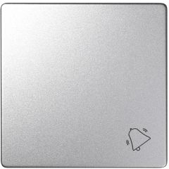 Tecla individual con grabado campana para pulsador aluminio frío simon 82 detail