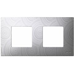 Funda intercambiable para marco 2 elementos gris helios simon 27 play