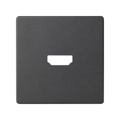 Placa para conector hdmi v1.4 grafito simon 82