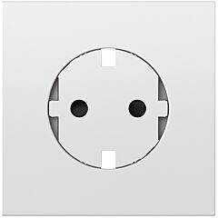 Tapa para enchufe schuko clean modular blanco mate simon 360