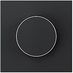 Tapa para mecanismo eletrónicos giratorios negro mate simon 360