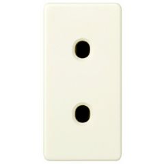 Base enchufe bipolar de medio elemento