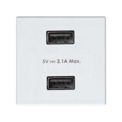 Cargador 2xusb 5v/dc 2,1a