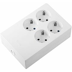 Base múltiple multifix multiplicadora de tomas blanca simon