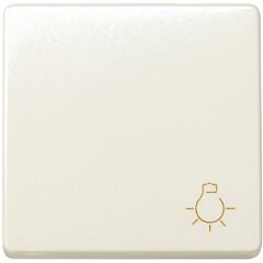 Pulsador con grabado luz 10 a 250v~ y sistema de embornamiento rápido marfil simon 27 play