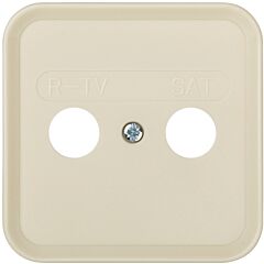 Placa para tomas inductivas de r-tv+sat marfil simon 31