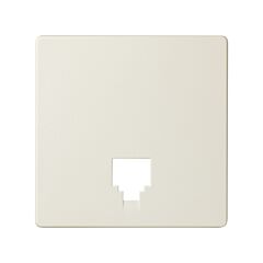 Placa para tomas telefónicas con conectores rj11 y rj12 marfil simon 82