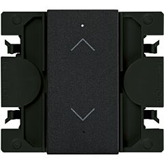 Interruptor master para persianas simon io de tecla estrecha negro mate simon 270