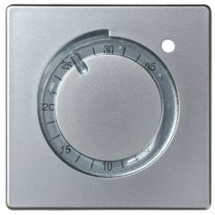 Placa para termostato de calefacción aluminio simon 82