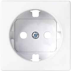 Conjunto semi-montado de base de enchufe schuko 16 a 250v~ con sistema de emb. a tornillo blanco mate simon 82 concept