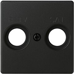 Placa toma r-tv+sat