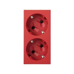 Base doble schuko por corte sin indic.ro