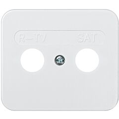Placa para tomas inductivas de r-tv+sat blanco simon 75