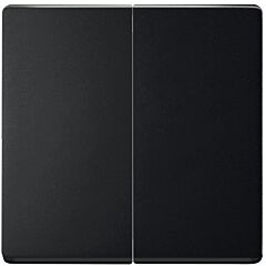 Conjunto semi-montado de 2 interruptores 10 ax 250~ con sistema de embornamiento rápido negro mate simon 82 concept