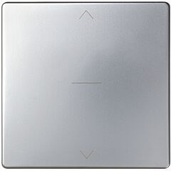 Tecla individual para mecanismo de persianas con 3 posiciones (subida, bajada y paro) aluminio simon 82