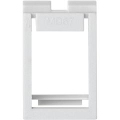 Módulo md para 1 rj45 keystone 20,4 mm