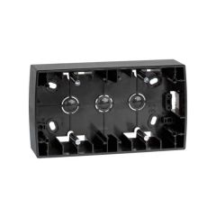 Caja de superficie alta para 2 elementos grafito simon 82