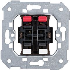 Grupo de 2 pulsadores 10 a 250v~ (2 entradas+2 salidas), apto mec.persianas sin sistema de enclavamiento con emb.rápido simon 75