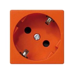 Base de enchufe schuko 16 a 250v~ con dispositivo de seguridad y embornamiento a tornillo naranja simon k45