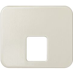 Placa para tomas telefónicas con conectores rj11 y rj12 marfil simon 75